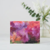 CARTE POSTALE PASTEL COLORÉ TRANSPARENT (Debout devant)