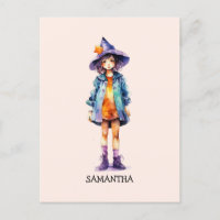 Pastel Cute Witch Girl Halloween esthétique