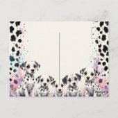 Carte Postale Pastel Dalmatien Spot-taculaire Merci (Dos)