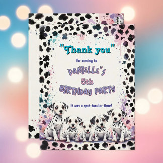 Carte Postale Pastel Dalmatien Spot-taculaire Merci