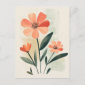 Carte Postale Pastel Flora dans la douceur #105 (Devant)