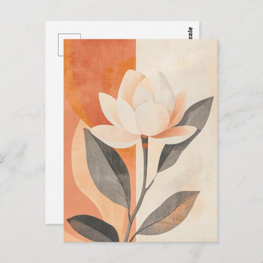 Carte Postale Pastel Flora dans la douceur #106 (Devant / Derrière)