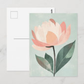 Carte Postale Pastel Flora dans la moelleux #088 (Devant / Derrière)