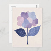 Carte Postale Pastel Flora dans la moelleux #089 (Devant / Derrière)