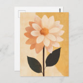 Carte Postale Pastel Flora dans la moelleux #090 (Devant / Derrière)