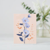 Carte Postale Pastel Flora dans la moelleux #091 (Debout devant)