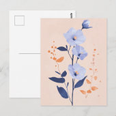 Carte Postale Pastel Flora dans la moelleux #091 (Devant / Derrière)