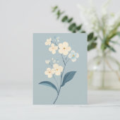 Carte Postale Pastel Flora dans la moelleux #093 (Debout devant)