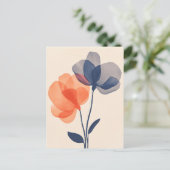 Carte Postale Pastel Flora dans la moelleux #094 (Debout devant)