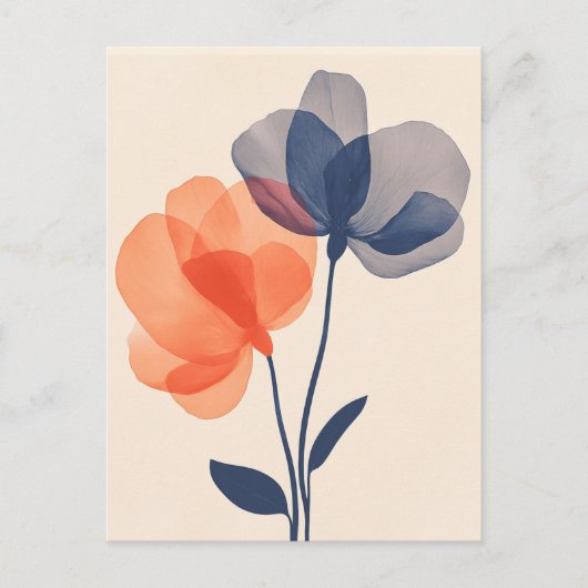 Carte Postale Pastel Flora dans la moelleux #094 (Devant)