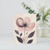 Carte Postale Pastel Flora dans la moelleux #098 (Debout devant)