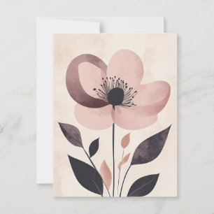 Carte Postale Pastel Flora dans la moelleux #098