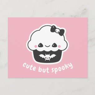 Carte Postale Pastel Goth Éffrayant Cute Cupcake