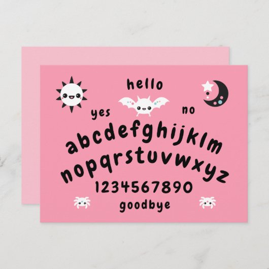 Carte Postale Pastel Goth Mystical Talboard (Devant / Derrière)