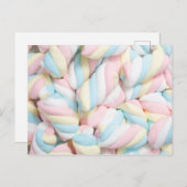 Carte postale Pastel Marshmallow (Devant / Derrière)