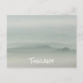 Carte Postale Pastel matin dans la brouillard toscane (Devant)