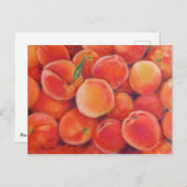 Carte postale Pastel Peaches (Devant / Derrière)