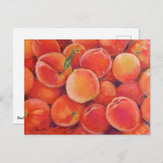 Carte postale Pastel Peaches (Devant / Derrière)