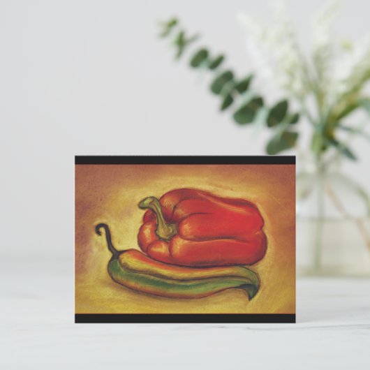 Carte Postale Pastel Peppers (Debout devant)