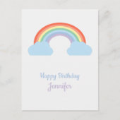 Carte Postale Pastel Rainbow (Devant)