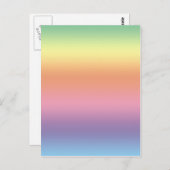 Carte Postale Pastel Rainbow (Devant / Derrière)