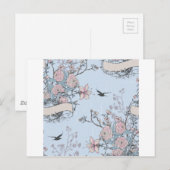 Carte Postale pastel shabby chic (Devant / Derrière)