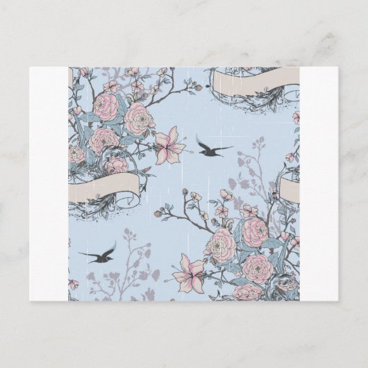 Carte Postale pastel shabby chic (Devant)