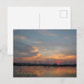 Carte Postale Pastel Sunset Harbor (Devant / Derrière)