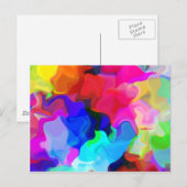 Carte Postale Pastel Swirls (Devant / Derrière)