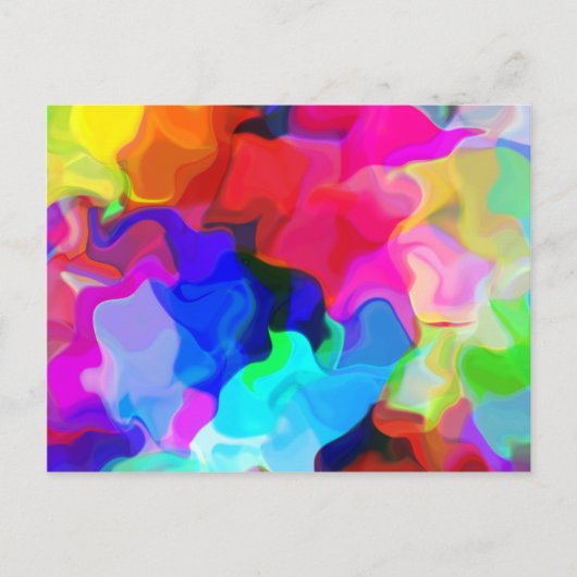 Carte Postale Pastel Swirls (Devant)
