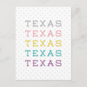Carte Postale Pastel Texas, Texas (Devant)