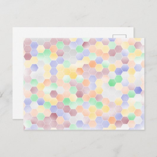 Carte postale Pastels (Devant / Derrière)