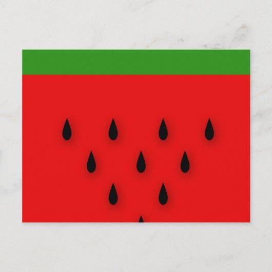 Carte Postale Pastèque ! (Devant)