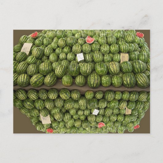 Carte Postale Pastèque (Devant)