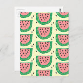 Carte Postale Pastèque (Devant / Derrière)