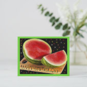 Carte Postale Pastèque (Debout devant)