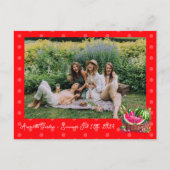 Carte Postale Pastèque d'été personnalisée (Devant)