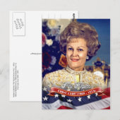 Carte Postale Pat Nixon, Première dame des États-Unis (Devant / Derrière)