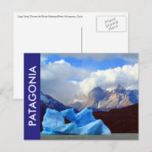 Carte Postale patagonia lago grey (Devant / Derrière)