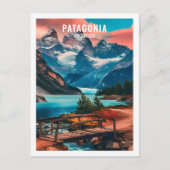 Carte Postale Patagonie Argentine Lieu de voyage célèbre (Devant)