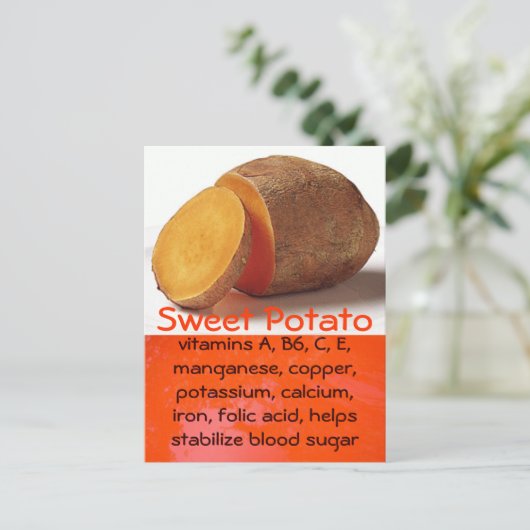 carte postale patate douce (Debout devant)