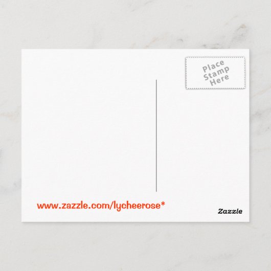 carte postale patate douce (Dos)