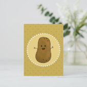 Carte Postale Patate Heureuse (Debout devant)