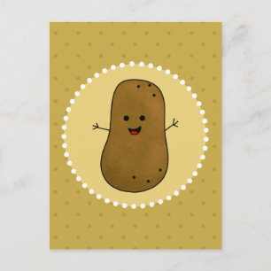 Carte Postale Patate Heureuse