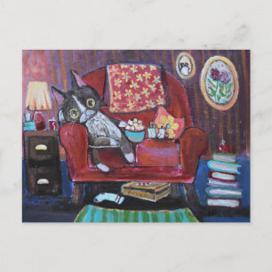 Carte Postale Patates de canapé Mignons Animaux fantaisistes