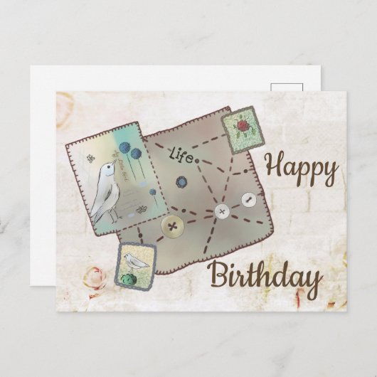 Carte Postale Patch (Devant / Derrière)