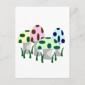 Carte Postale Patch de champignon (Devant)