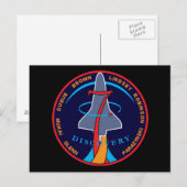 Carte Postale Patch de la mission STS-95 de la navette spatiale (Devant / Derrière)