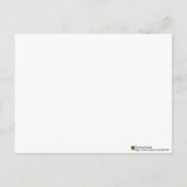 Carte Postale Patch de pavot brillant (Dos)