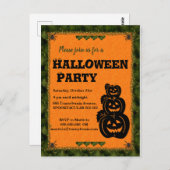 Carte Postale Patch Halloween (Devant / Derrière)